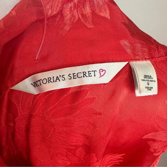 Vintage Victoria’s Secret Sunflower Print Button Up Nightgown Orange S - Picture 9 of 10